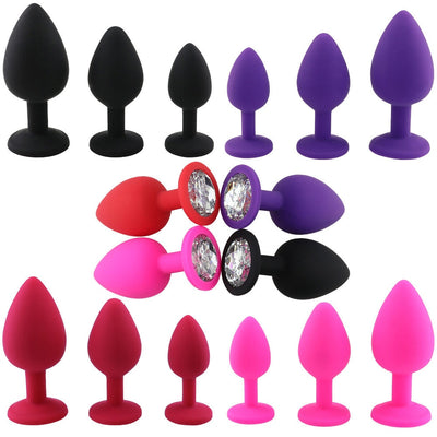 Silicone Anal Plugs For Couples